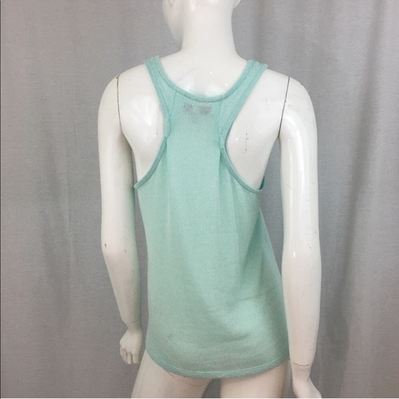 SOLD Sm Zara Sleeveless Racerback Sweater Tank Top - Picture 7 of 8